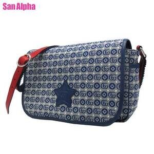 Gucci Interlocking GG Marmont Messenger Bag Star Crossbody Navy Blue Multi